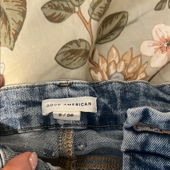 Good American High Rise Blue Jeans - Picture 3 of 3